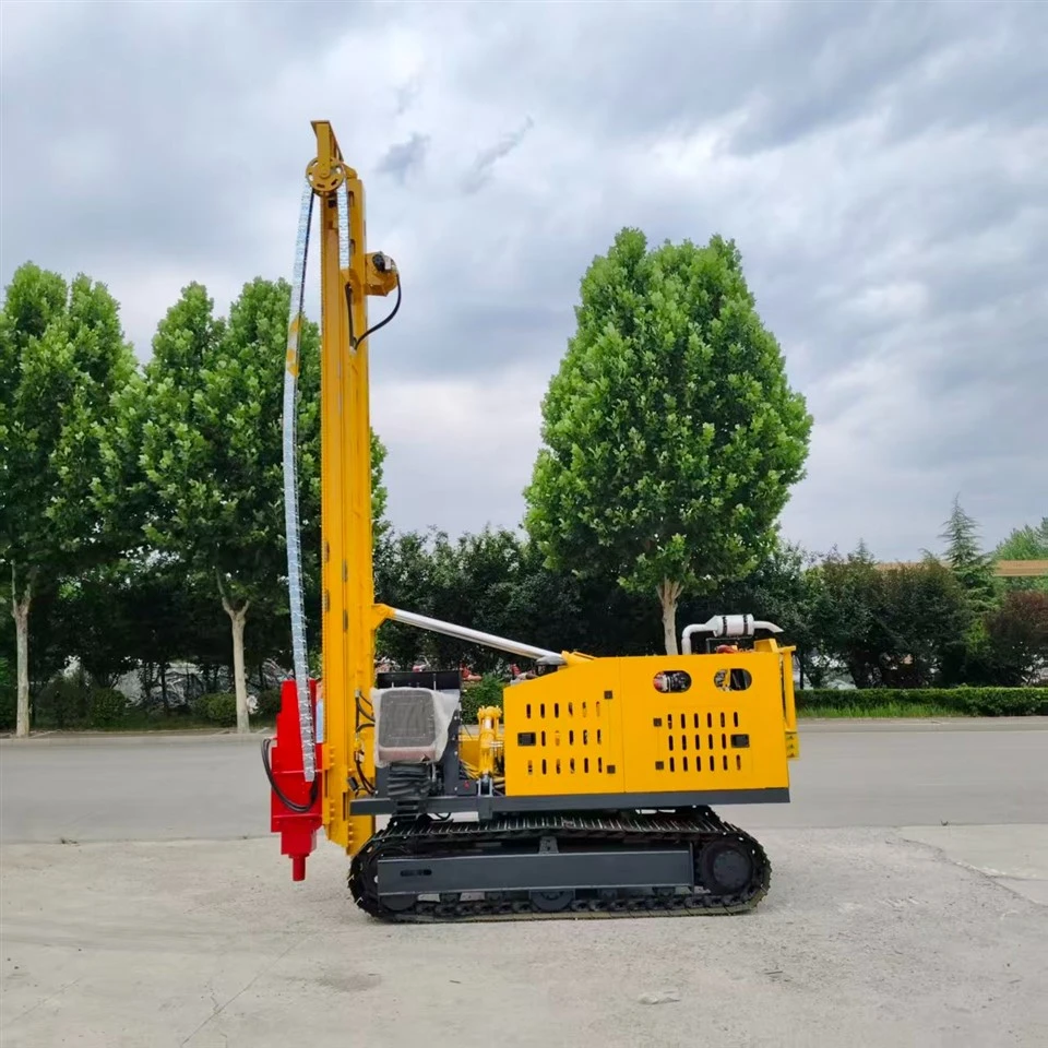 Crawler Pile Driver For Solar Photovoltaic Power Station factory Crawler Pile Driver For Solar Photovoltaic Power Station factory