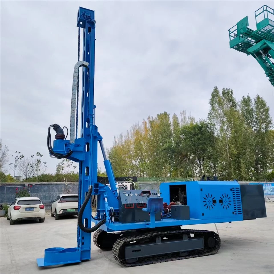 Solar Panel Spiral Drilling Machine factory